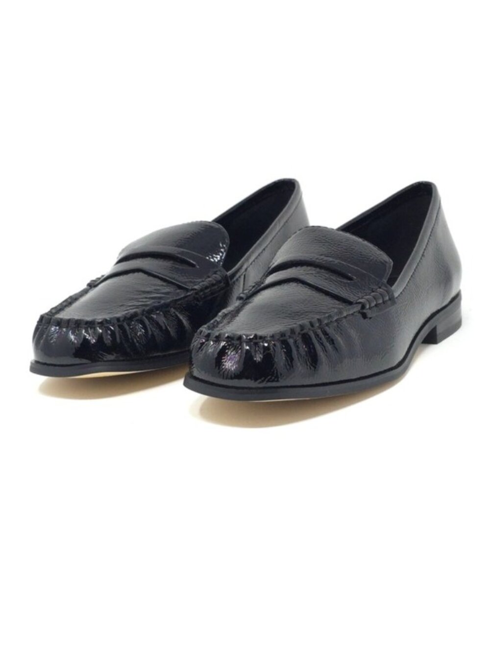 Michael Kors Carlson Black Leather Loafers Size 7M